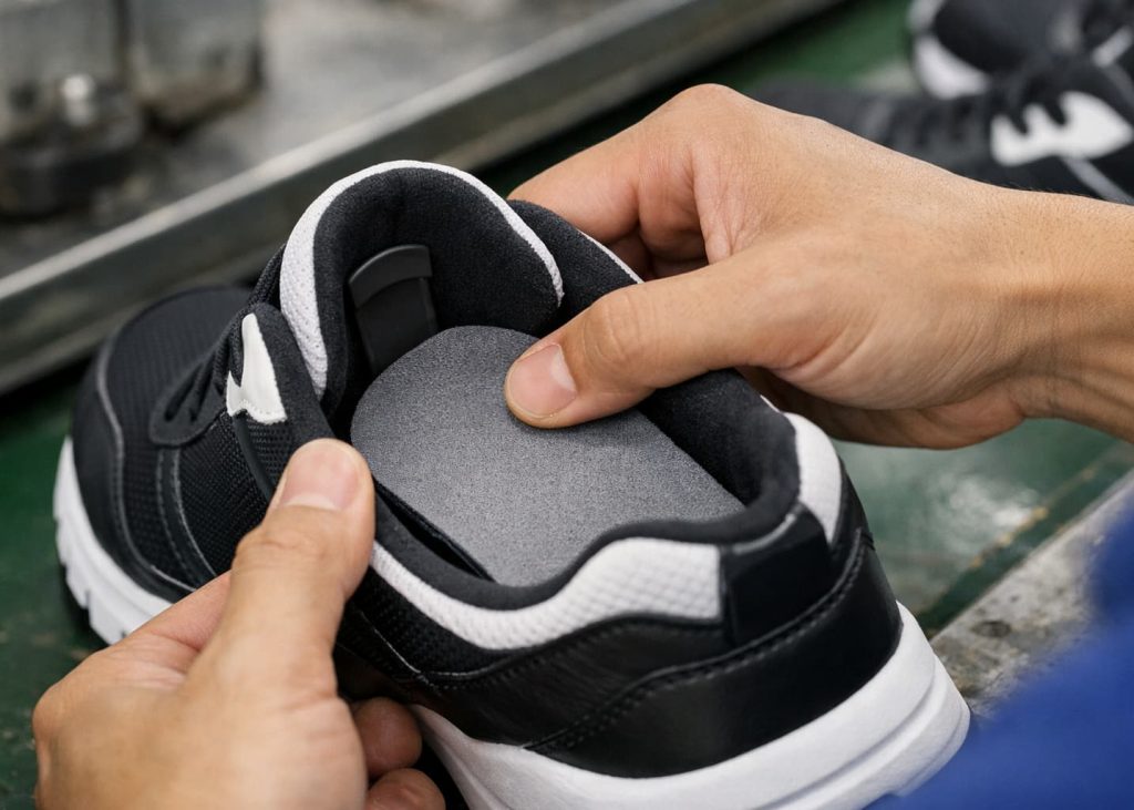 Adhesive Application of Footbed