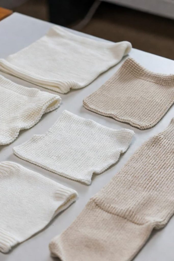 Circular knitted footwear fabrics