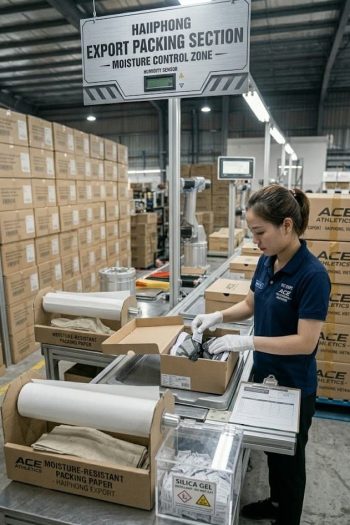 Moisture-resistant stuffing materials for export footwear packing