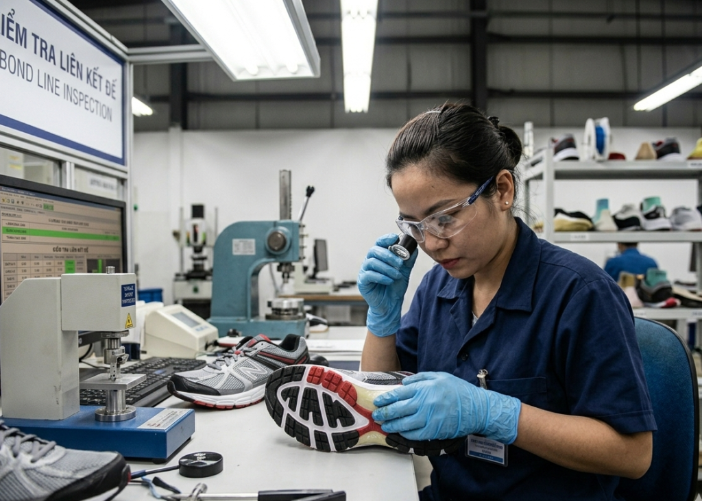 Outsole bond quality inspection