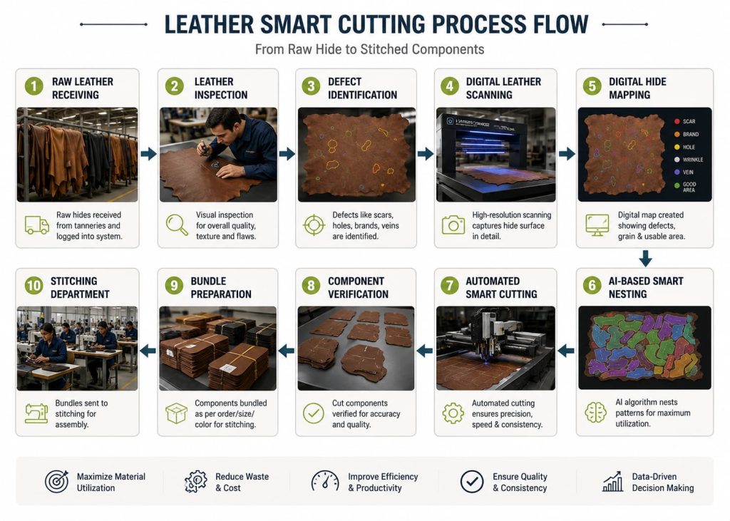 Smart Cutting Process Flow Chart