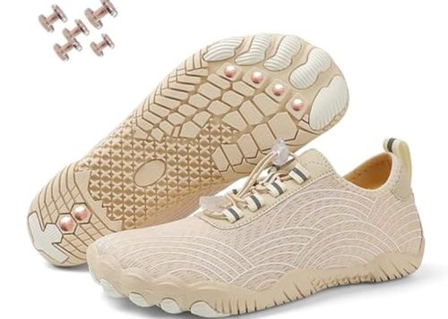 Outsole with Copper Plugs for Grounded Footwear