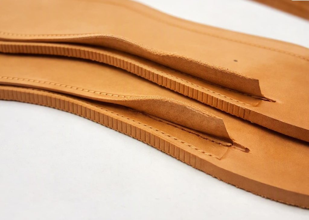Channeled Leather Outsole