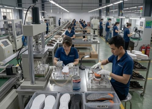Multiple moulded outsole assembly
