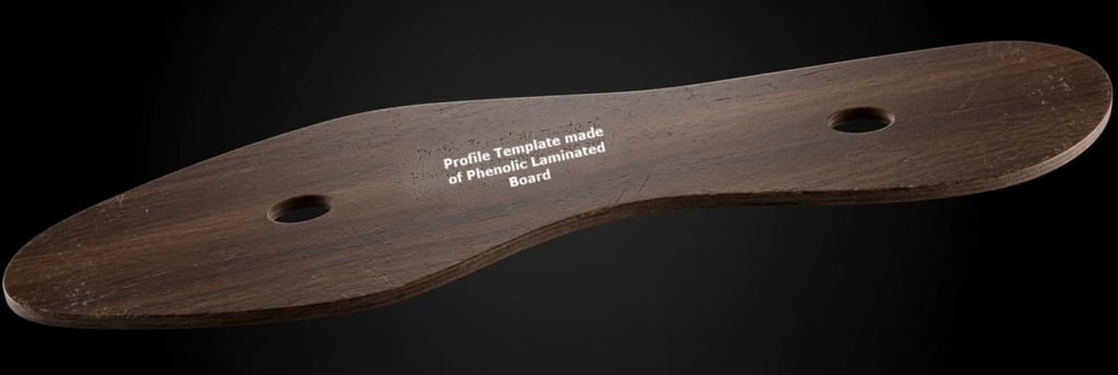 Profile Template Guided using Phenolic Laminated Board