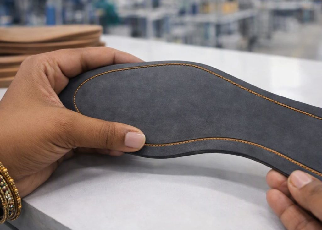 Grooved Leather Outsole