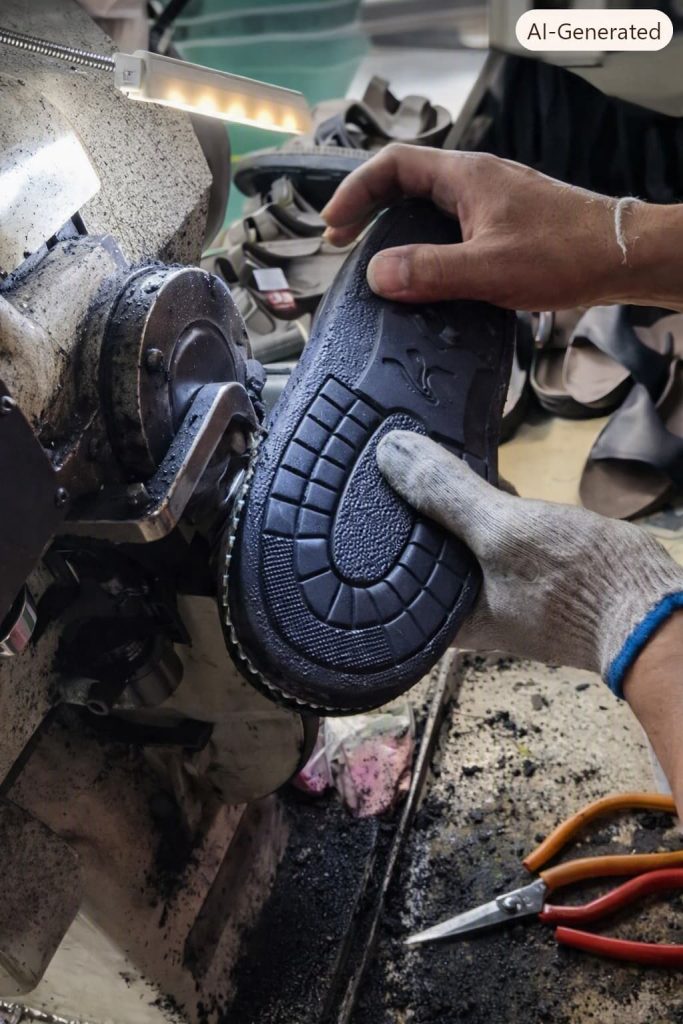 Outsole sidewall Stitching Machine