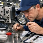 Broken needle policy inspection in footwear stitching factory
