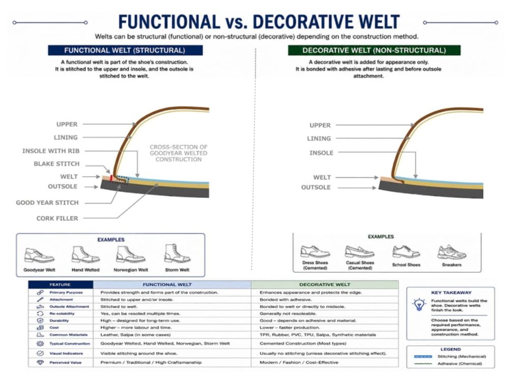 Functional Vs Decorative Welt - Explained