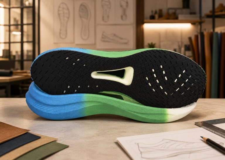 EVA Midsole Spray Painted