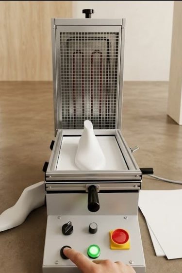 Vacuum Forming machine used for Shell making