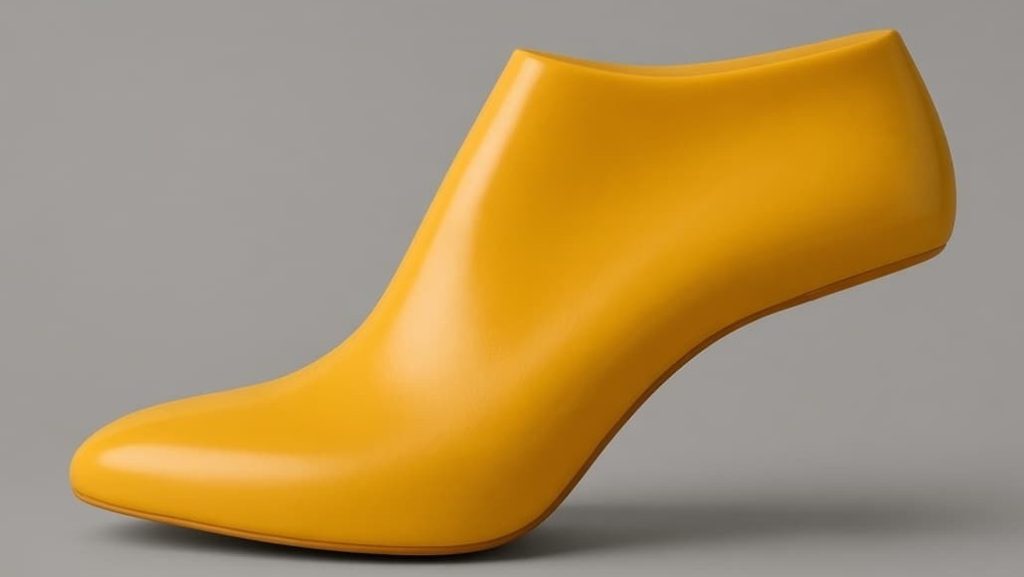 Shoe Last before Paper Tape