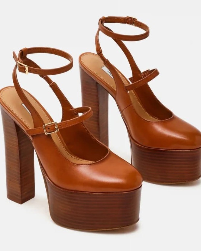 Premium Sandals made with Leather Veneer / Stacked Leather Color