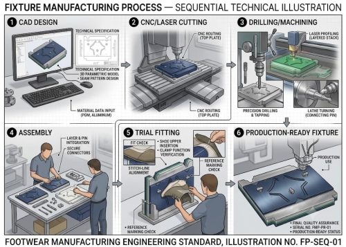 Process Flow Chart of making Pallet / Fixtures