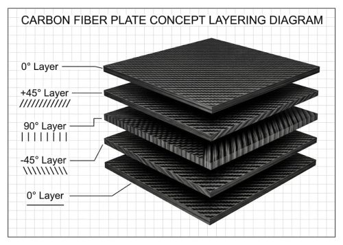 Carbon Fiber Plate Layering Concept Image