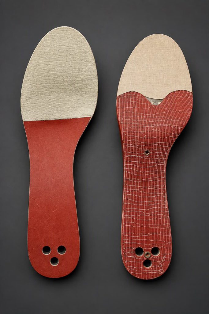 Full Insole used in footwear manufacturing